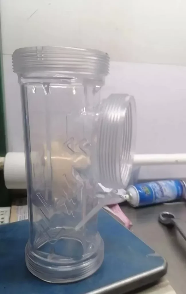 wholesale pool salt cell housings | clear injection molded vessels