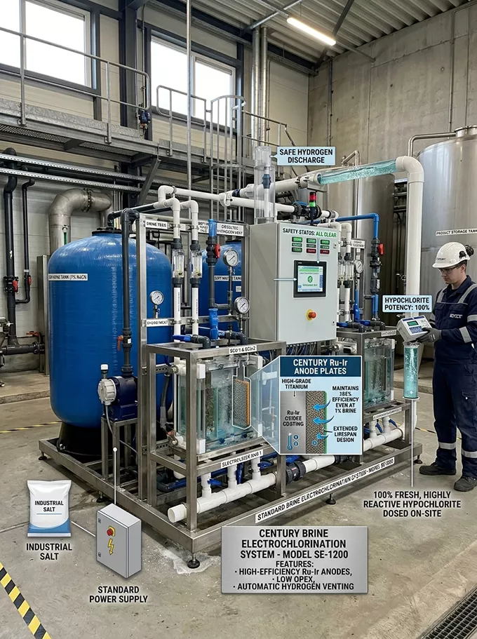 brine electrochlorination systems | industrial chlorine generators