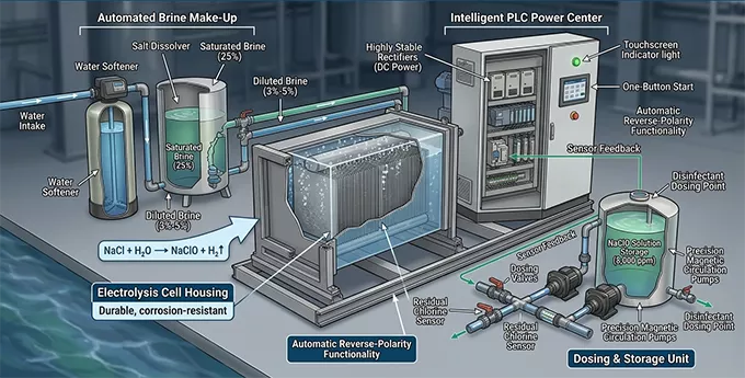 brine electrochlorination systems | industrial chlorine generators