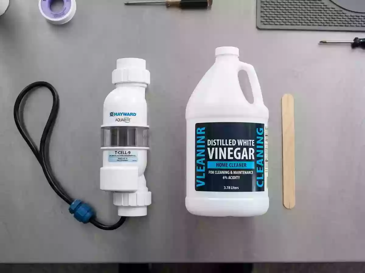 how to clean salt cell without acid
