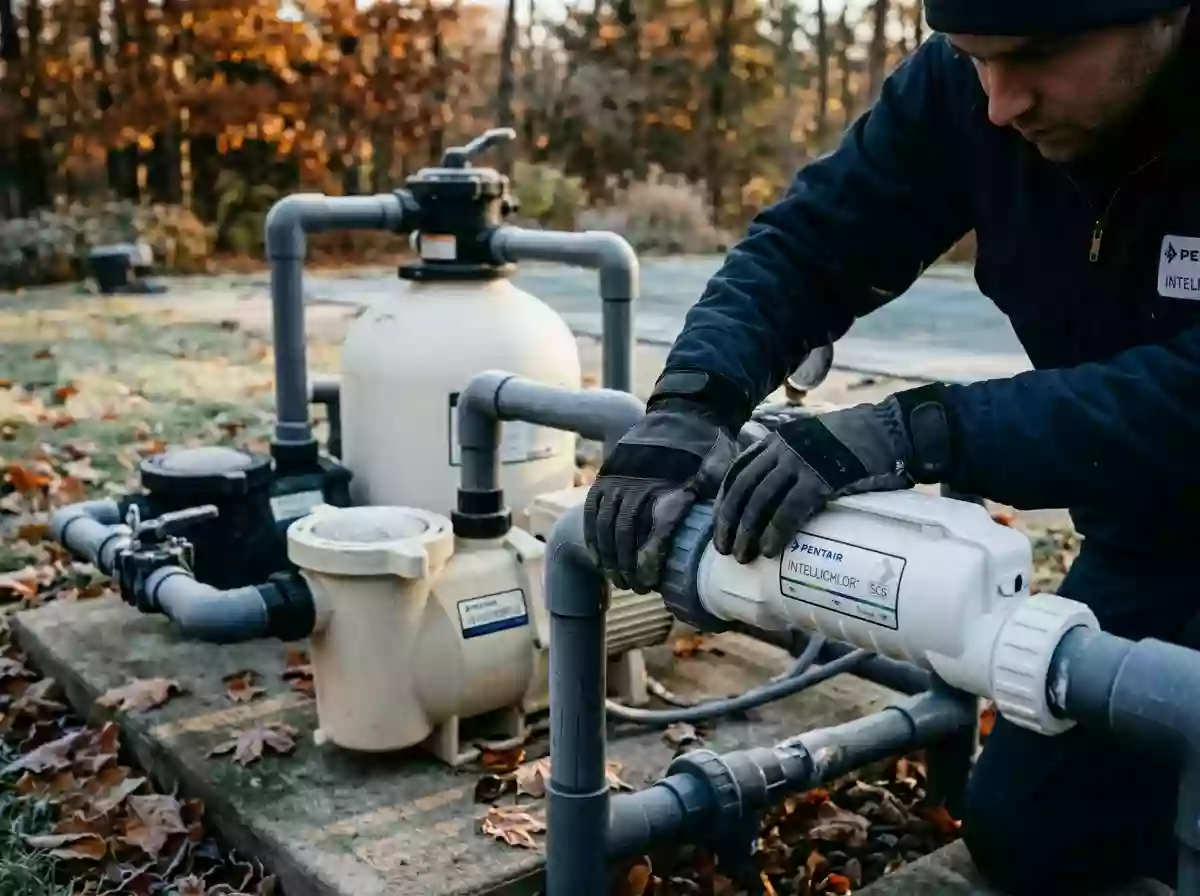 how to winterize pool salt cell