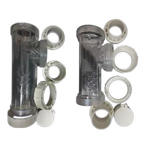 wholesale pool salt cell housings | clear injection molded vessels