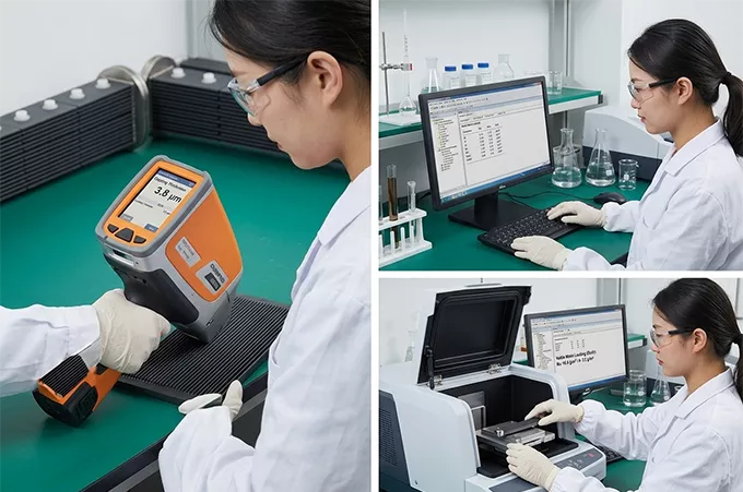 coating thickness and noble metal loading testing