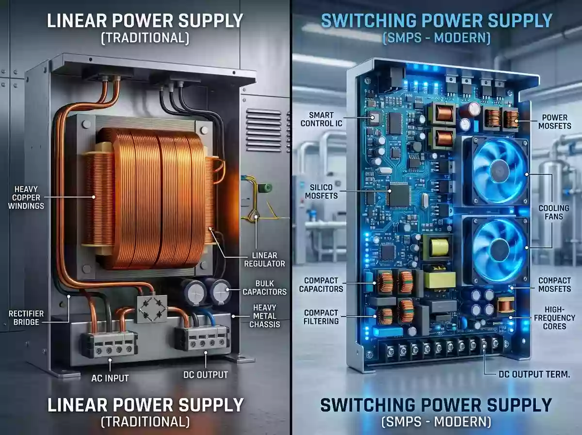 linear vs switching power supplies electrolysis