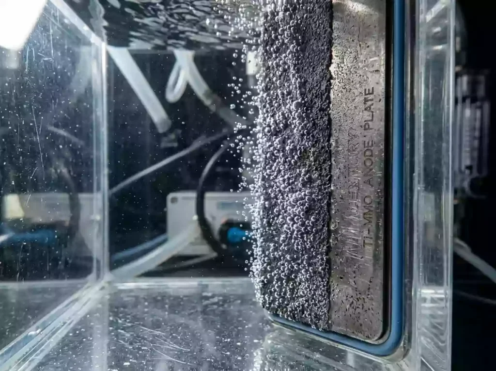 Cathode Hydrogen Evolution Micro Shot