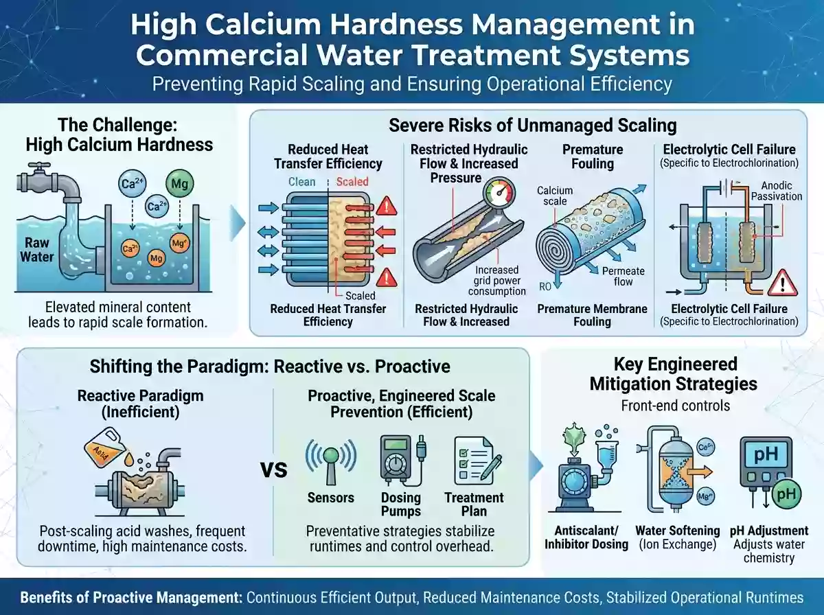 Proactive Scale Prevention for High Calcium Hardness Water