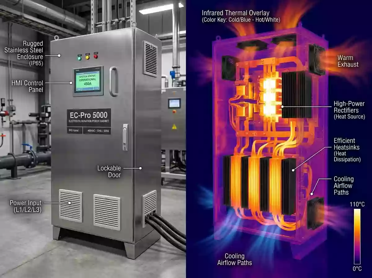 thermal management electrolysis power supplies